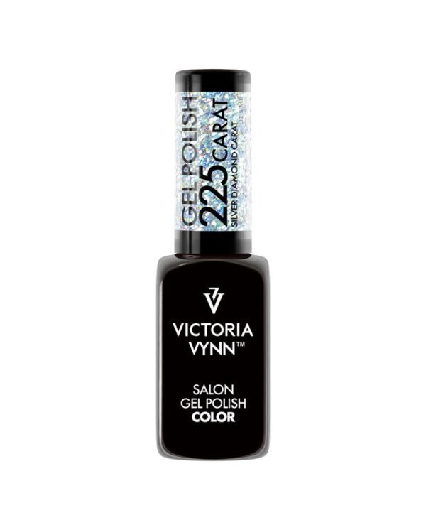 GEL POLISH COLOR 225 CARAT SILVER DIAMOND