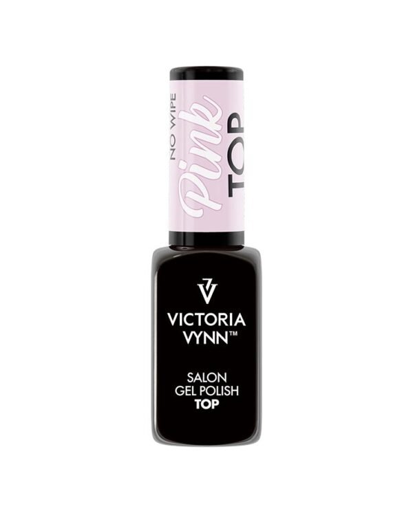 Gel Polish Top PINK No Wipe 8ml