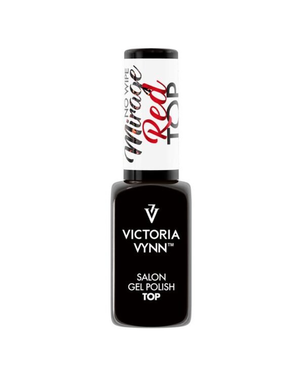 Gel Polish Top Red Mirage No Wipe 8 ml
