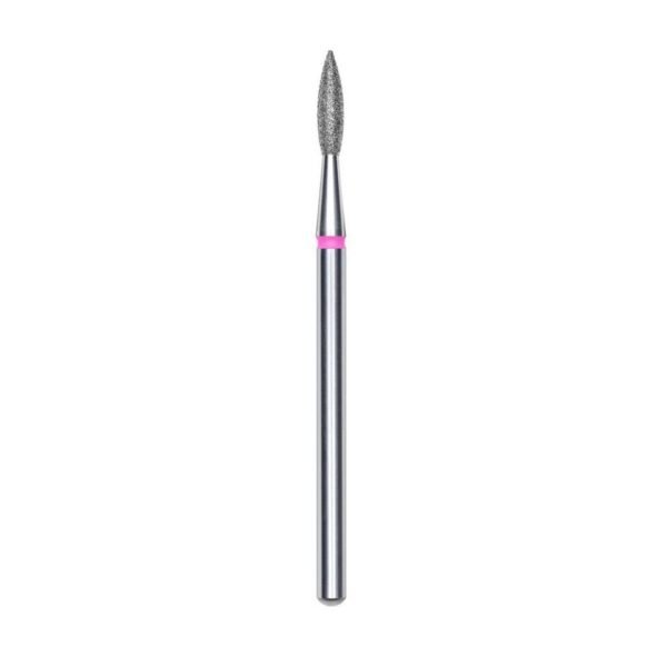 Fresa de diamante para uñas  puntiaguda  llama