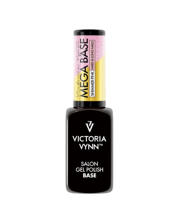 Gel Polish Base MEGA Shimmer Pink 8 ml