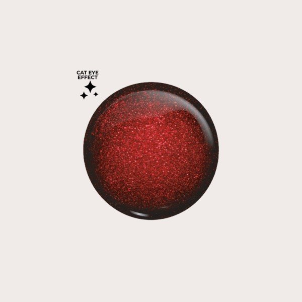 Gel Polish COLOR 429 Cat Eye Cherry Lady - Imagen 3