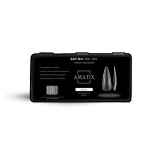  Soft Gel Nail Tips Stiletto 504uni 12 tamaños